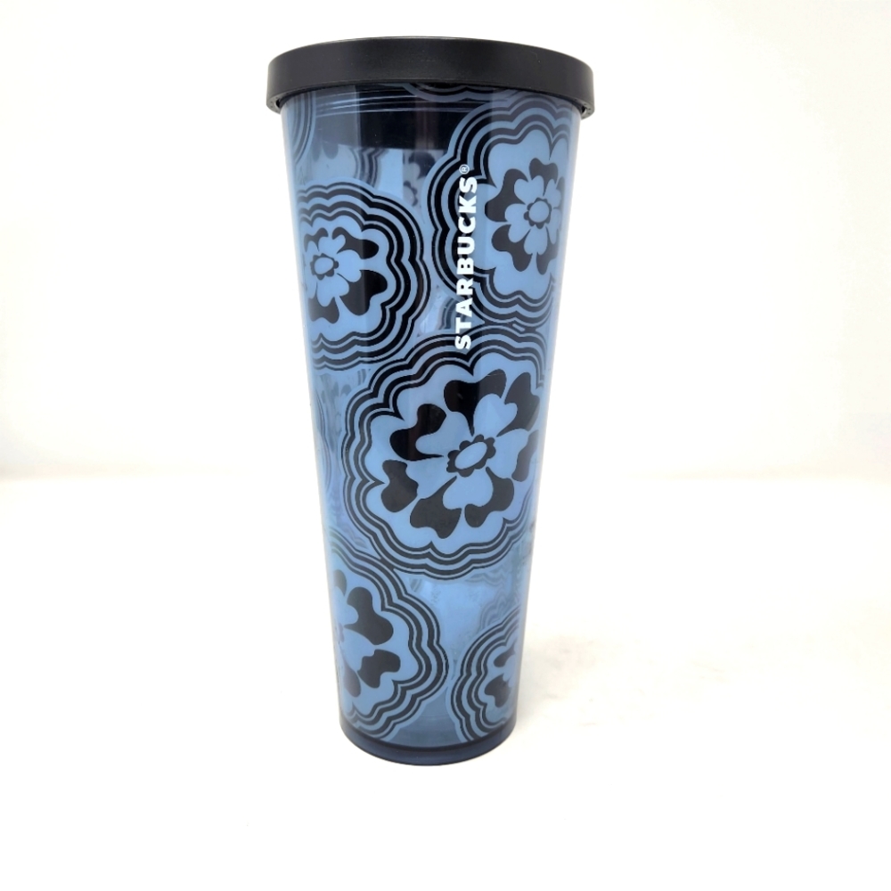 Starbucks 2018 denim blue flower venti tumbler